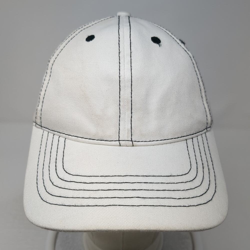 Unbranded Strapback Hat Solid White One Size Outd… - image 2